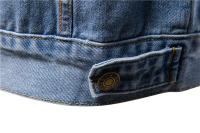 Chaqueta vaquera de algodón para hombre, abrigo informal ajustado, Primavera otoño - details 12