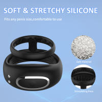 Anillo de Pene para Hombre de Silicona BIRDSEXY Inalámbrico Ultra Suave con 10 Vibraciones para Mejorar la Erección y Retardar la Eyaculación Juguete Sexual para Hombres - details 11
