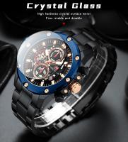 Reloj de cuarzo de negocios para hombre: reloj de pulsera de acero inoxidable resistente al agua para uso diario y en la oficina AliExpress Trending Pick - details 4