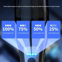 Aspiradora portátil de mano para coche, aspirador inalámbrico de 120W con carga USB, potente succión para pelo de mascotas - details 15