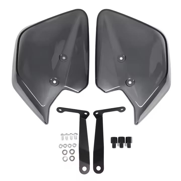 Parabrisas de motocicleta con soporte de montaje, Deflector de viento delantero apto para Tricity 125 155 300, 1 par - 1
