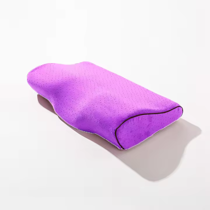Almohada de Espuma Viscoelástica Cómoda para el Cuello Almohada Ortopédica Ergonómica para Dormir en la Cabeza Curva Cervical - 1