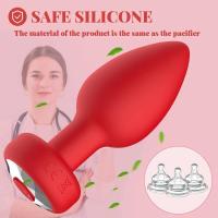 Embalaje privado SEXY 1-4pcs APP Control inalámbrico Vibrador anal Butt Plug Hombres Masajeador de próstata Estimulador Masturbador femenino Juguetes sexuales para adultos para - details 3