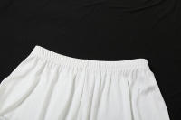 BUNO-Conjunto informal de 2 piezas de gato extraño para mujer, Tops cortos de manga larga con una botonadura y volantes, Mini traje corto sencillo y fino, tendencia de otoño - details 18