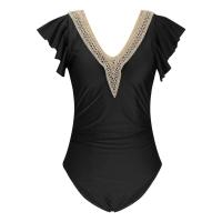 Traje de baño sexy de una pieza con ribete de encaje, traje de baño con volantes, ropa de playa para mujer, traje de baño al aire libre 2024 - details 18