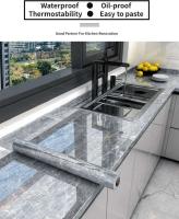 Papel tapiz autoadhesivo de mármol de 10M x 80CM, pegatinas de cocina impermeables a prueba de aceite, película decorativa de termoestabilidad para decoración del hogar - details 0