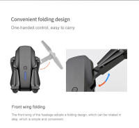 Dron plegable E88PRO fotografía aérea doble cámara quadcopter control remoto aviones E525 / E58 - details 5