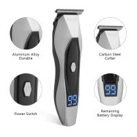 Kemei-cortadora de pelo eléctrica para hombre, máquina de corte de pelo de barbero con pantalla LCD, USB, 1200mAh, ajuste de 2 velocidades, 5w - details 1