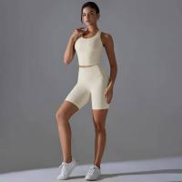 Conjunto de Yoga para Mujer Chándal Deportivo sin Mangas de Cintura Alta para Correr, Pedalear, Gimnasio Zapatillas y Ropa Deportiva - details 14