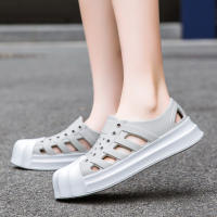Agujero zapatos pareja ocio al aire libre versión coreana playa transpirable antideslizante suela suave hueco sandalias lluviosas - details 28