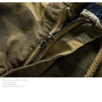 Pantalones Cargo de Camuflaje para Hombres en Verano Pantalones Cortos Casuales de Múltiples Bolsillos Algodón 100% Ajuste Regular - details 13