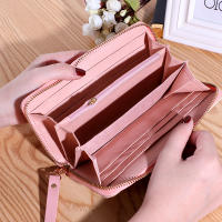 Cartera larga de piel sintética para Mujer, con diseño bolso de mano de borla, tarjetero - details 18