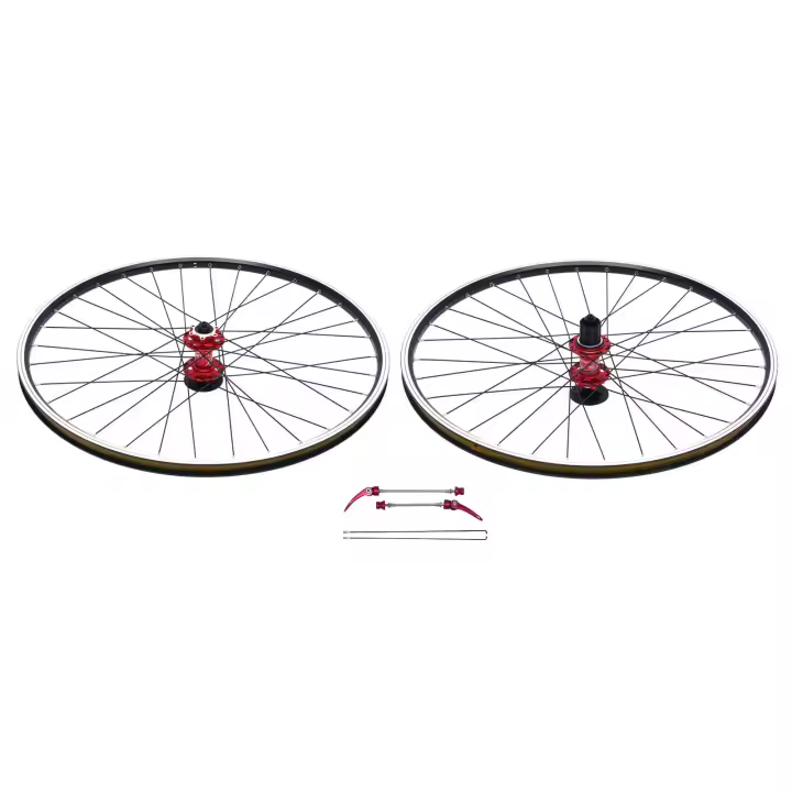 Juego de ruedas delanteras y traseras para bicicleta, juego de llantas de aleación de aluminio, freno de disco, 27,5 pulgadas - 1