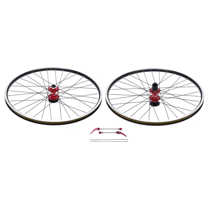 Juego de ruedas delanteras y traseras para bicicleta, juego de llantas de aleación de aluminio, freno de disco, 27,5 pulgadas - 1