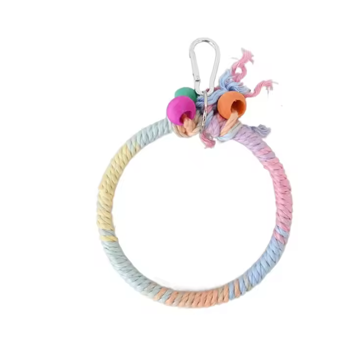 Estante Flexible para loros, jaula para pájaros, juguete para moler patas, palo de pie para loros de colores, jaula resistente, decoración, columpio, poste para loros - 1