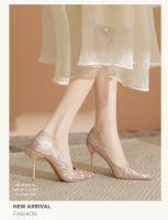 Zapatos de novia principal 2025 diseño francés Tacones altos y estilizados - details 8