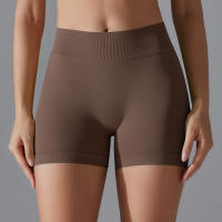 Hamidou-pantalones cortos de Yoga sin costuras para mujer, Shorts deportivos de realce de glúteos, transpirables, secado rápido - details 21