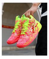 Zapatillas de baloncesto para hombre, transpirables, con amortiguación, antideslizantes, para correr, entrenamiento de gimnasia, zapatillas de baloncesto atléticas para mujer - details 2