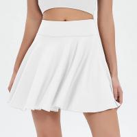 Falda de tenis para mujer, falda deportiva de Golf con volantes y pantalones cortos falsos de dos piezas, ropa de Golf para Fitness, falda de Yoga transpirable de cintura alta para baile - details 4