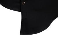 Camisa de Largo Pliegue para Hombres en Otoño Diseño Irregular Elegante Cuello de Standing - details 17