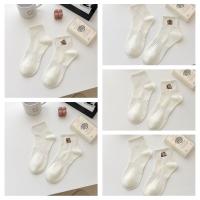 Calcetines de capibara de dibujos animados de moda calcetines de algodón blanco elásticos medias de verano suaves transpirables diarias - details 1
