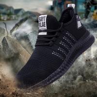 Zapatos de seguridad de trabajo antideslizantes, impermeables, antirotura de acero, punzón en el dedo del pie, botas de trabajo ligeras, zapatillas deportivas de moda para hombres y mujeres - details 4