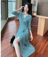 Vestido de noche Vintage para mujer, traje largo ajustado, estampado Y2K, informal, para fiesta y playa, Verano - details 95
