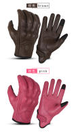 Guantes de Moto para Mujer en Cuero Nuevo Operación Táctil a Prueba de Viento Protección de Articulaciones Juntas Guantes De Invierno para Mujer - details 4