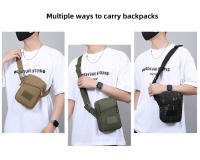 Bolsa táctica de pesca para el pecho, Mini teléfono móvil para hombre, viajes al aire libre, compras, paquete de almacenamiento grande, bolsos de hombro tipo bandolera - details 10