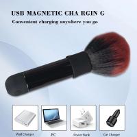 Brocha de maquillaje, vibrador de punto G, Juguetes sexuales, potente vibrador, estimulador de orgasmo para pezón y vagina, masajeador AV con carga inalámbrica USB - details 4