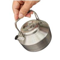 Utensilios de cocina para acampar, juego de acero inoxidable para senderismo, villa de picnic portátil, olla, sartén, juego de hervidor de cocina al aire libre - details 7