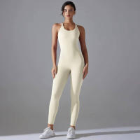 Hamidou-body de Yoga elástico, ropa de gimnasio, ropa deportiva de realce, mono de entrenamiento sin espalda, conjunto de Yoga de alta elasticidad para gimnasio - details 35