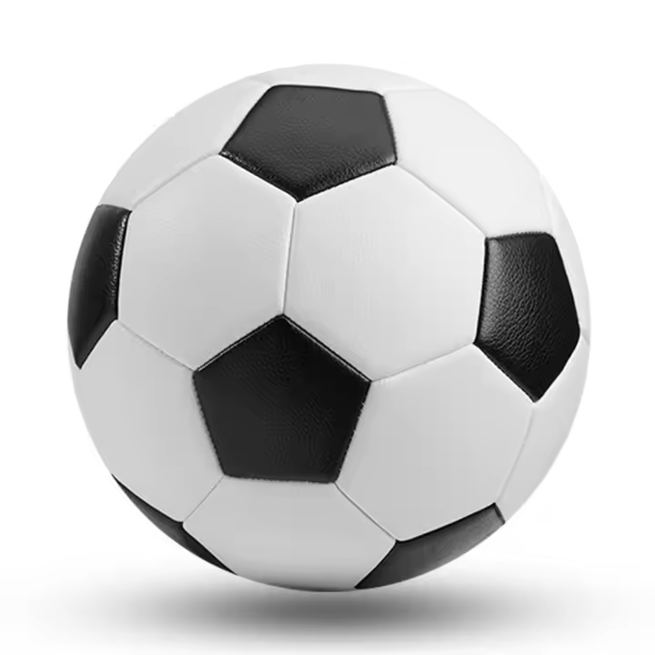 Niño para niños Niños/Adultos Negro Blanco Suave PVC Tamaño 5 Balón de fútbol Balones de entrenamiento Copa Mundial de fútbol - 1