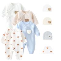 Bodysuit Para Niños Y Niñas Nuevos Otoño Primavera Invierno Ropa De Algodón Grueso Para Bebé 0-6M Prenda Diaria De Casa - details 1