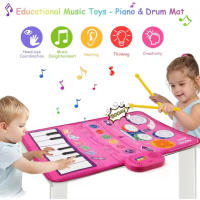 Bebé 2 en 1 Manta de Música Juguetes de Tambor para Niños Pequeños Manta de Baile - details 5