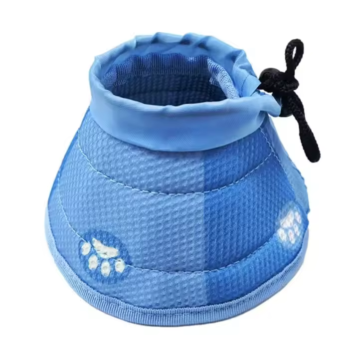 Práctico Collar ajustable antimordeduras para mascotas, anillo suave para el cuello de gato, sin bloqueo, protección de la vista, cono para el cuello del gato y gatito - 1