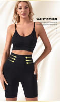 Pantalones De Yoga Elásticos para Mujeres Leggings De Gimnasio Cintura Alta Pantalones De Deporte Sujetador Deportivo Inalámbrico con Costuras - details 8