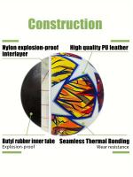 Balón De Fútbol De Cuero Sintético, Gran Elasticidad, Resistente Al Desgaste Y A Prueba De Explosiones, Ideal Para 5 - details 3
