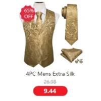 Chaleco S-5xl de 20 colores para hombre, chaleco ajustado de seda lisa, rosa, azul, negro, rojo, morado, blanco y caqui, chaqueta sin mangas Barry Wang - details 30
