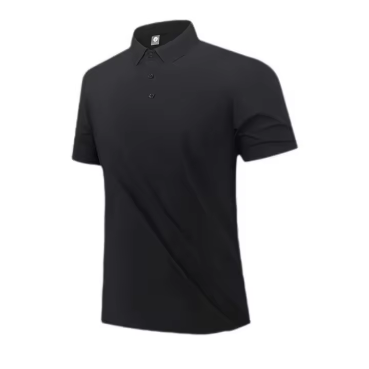 Polo de secado rápido para hombre, transpirable que absorbe la humedad, entrenamiento, Golf, gimnasio, deporte - 1