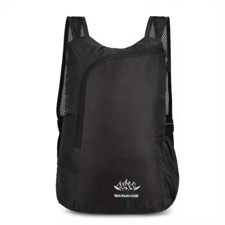 Mochila Plegable para Exteriores Ligera Bolsa de Viaje Mochila Plegable Exterior Color Beige Claro - 1