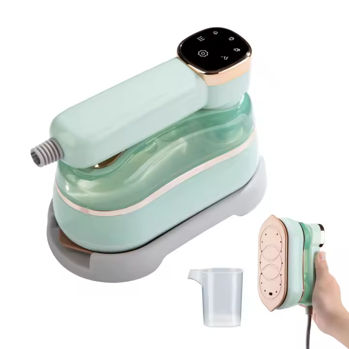 Plancha de Vapor Vertical 1300W Portátil, Uso Húmedo y Seco, Ideal para Viajes, Hogar y Oficina - 1