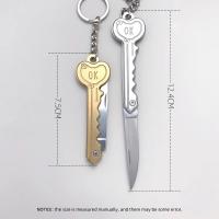 Llavero plegable de acero inoxidable para hombre y mujer, minillavero portátil de supervivencia, multifunción, bolsa, N798 - details 0