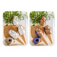 Pinchos de autorriego con forma de erizo, globos de riego de plantas para interior y exterior, terracota, 4 paquetes - details 1