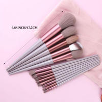 Set de 13 Pinceles de Mezcla de Belleza Pinceles de Cosméticos Suaves y Mascavados para Sombra de Ojos y Cejas - details 3