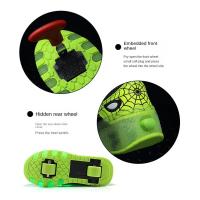 Zapatillas De Deporte Para Niño, Zapatos Luminosos Con Carga Usb De Malla De Dibujos Animados De Araña, Patines Deportivos Para Exteriores, Zapatos De Skate Para Niños Y Niñas, Zapatos Informales - details 6