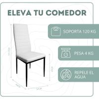 Paquete de Sillas de Comedor Tapizadas - para Cocina - details 1