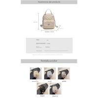 Moda pequeña fragancia textura portátil pequeña mochila diamante cadena de alto sentido versátil mochila diaria - details 0