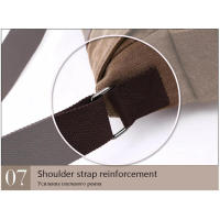 Bolso bandolera para ordenador portátil de 16 pulgadas para hombre, lona, ​​uso diario - details 5