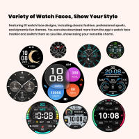 Reloj mujer inteligente frecuencia cardíaca presión arterial hombre Sueño Bluetooth llamadas Correr deporte Reloj - details 15